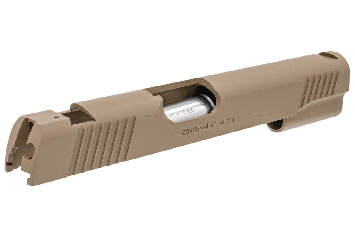 Detonator Colt Style M45A1 Aluminum Slide & Frame Set for Tokyo Marui TM M45A1 GBB ( Tan ) ( Limited Edition )