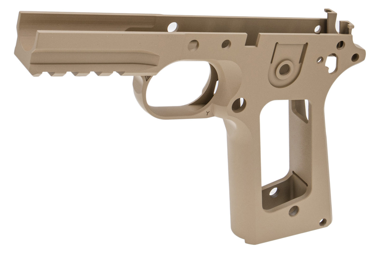 Detonator Colt Style M45A1 Aluminum Slide & Frame Set for Tokyo Marui TM M45A1 GBB ( Tan ) ( Limited Edition )