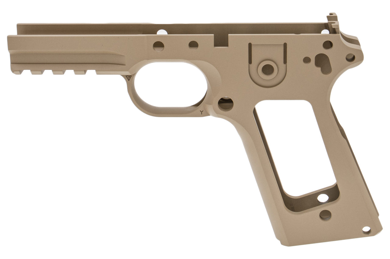 Detonator Colt Style M45A1 Aluminum Slide & Frame Set for Tokyo Marui TM M45A1 GBB ( Tan ) ( Limited Edition )