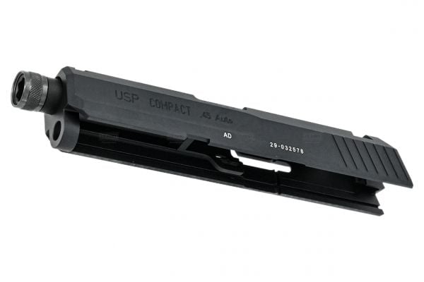 Detonator CNC Aluminum .45 Navy Seal Prototype Model Slide Set For Marui TM USP Compact GBBP