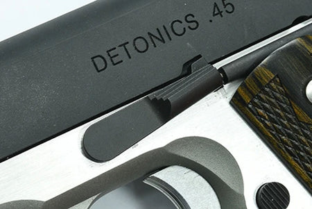 Guarder Stainless Slide Stop for MARUI DETONICS .45 ( Black )