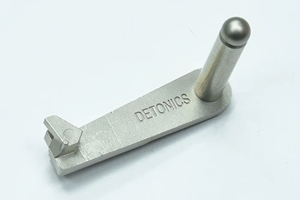 Guarder Stainless Slide Stop for MARUI DETONICS .45 ( Silver )