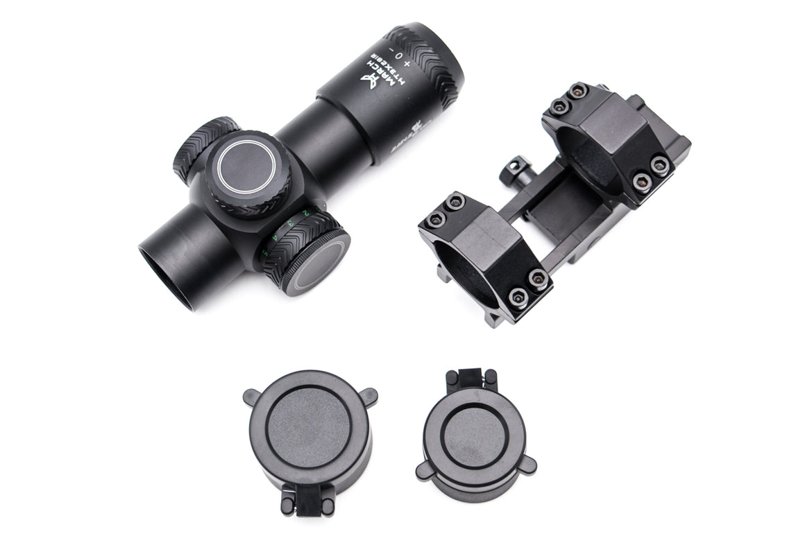 DISCOVERY AMG HD GEN I-H 3x28 Fixed Optic Airsoft Rifle Scope ( Black )