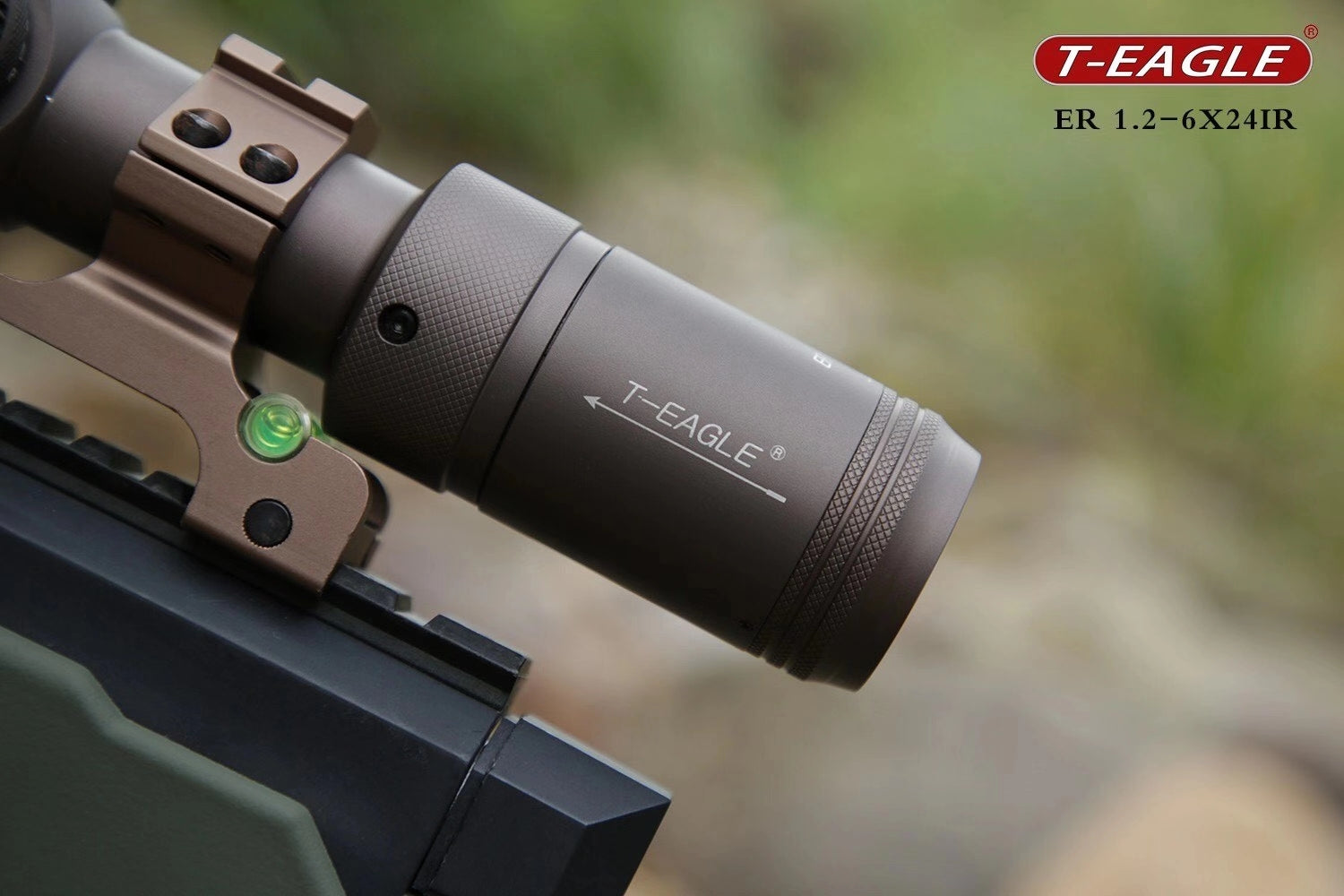 DISCOVERY T-EAGLE Optics ER 1.2-6X24 IR Rifle Scope ( Brown )