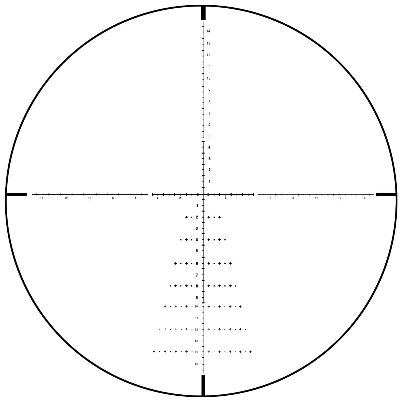 DISCOVERY T-EAGLE Optics ER 1.2-6X24 IR Rifle Scope ( Brown )