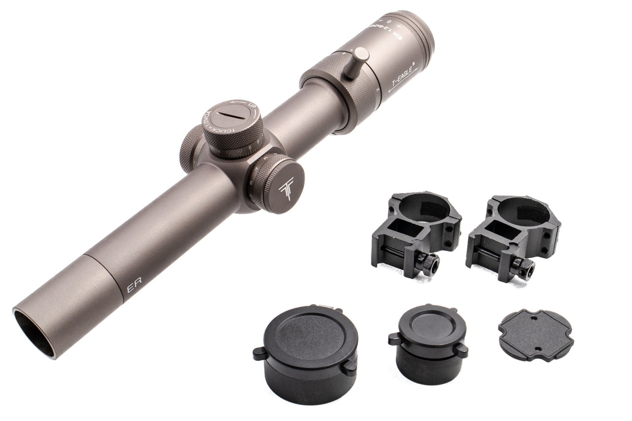 DISCOVERY T-EAGLE Optics ER 1.2-6X24 IR-WG Rifle Scope ( Brown ) ( PBCC6635 )