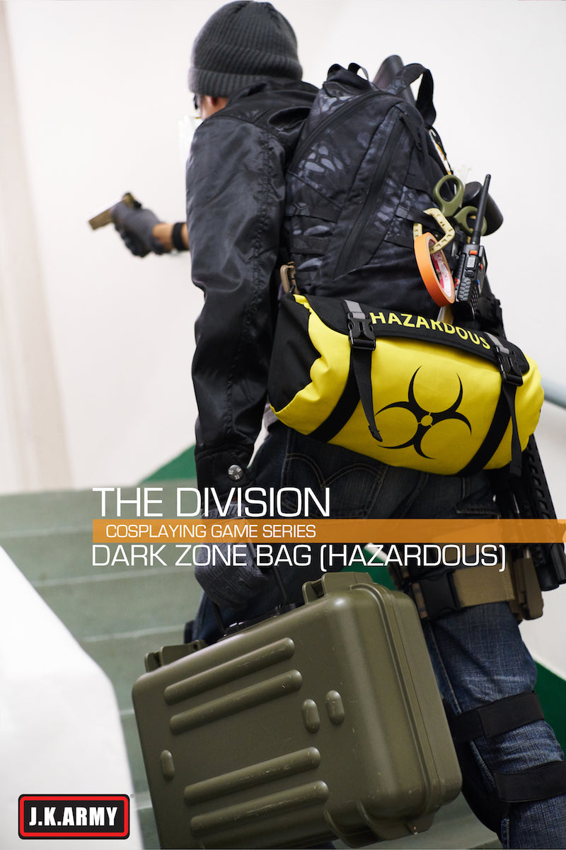 The Division Cosplaying Game Dark Zone Bag ( HAZARDOUS ) ( SHD Agent ) ( Yellow ) ( JKU-DZB01 )