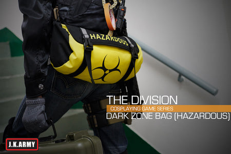 The Division Cosplaying Game Dark Zone Bag ( HAZARDOUS ) ( SHD Agent ) ( Yellow ) ( JKU-DZB01 )