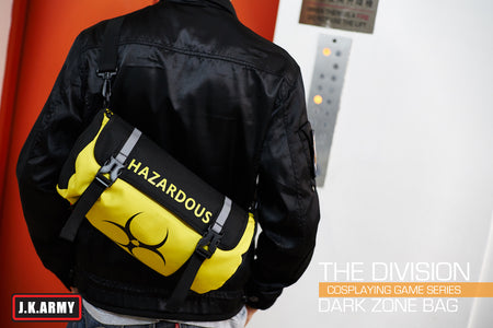 The Division Cosplaying Game Dark Zone Bag ( HAZARDOUS ) ( SHD Agent ) ( Yellow ) ( JKU-DZB01 )