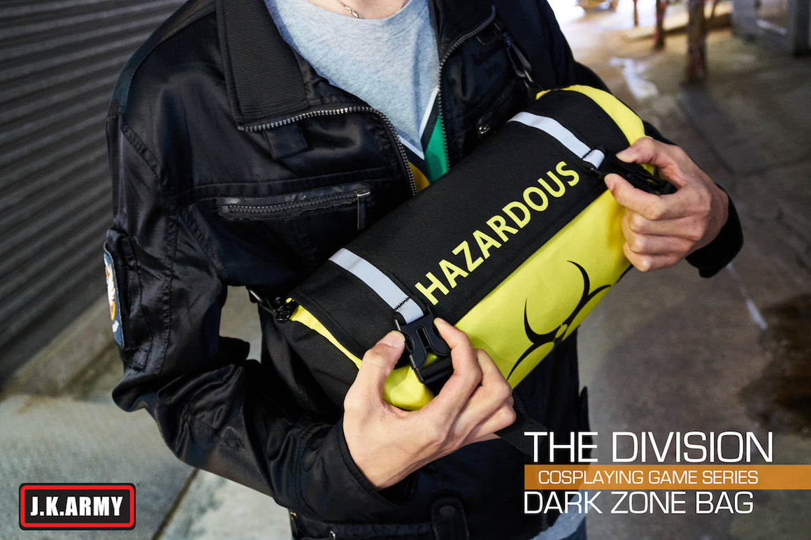 The Division Cosplaying Game Dark Zone Bag ( HAZARDOUS ) ( SHD Agent ) ( Yellow ) ( JKU-DZB01 )