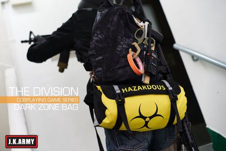 The Division Cosplaying Game Dark Zone Bag ( HAZARDOUS ) ( SHD Agent ) ( Yellow ) ( JKU-DZB01 )