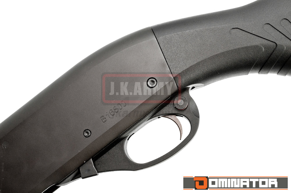DOMINATOR DM870 Shotgun Airsoft Full Steel ( 4+1 Version ) ( BK )