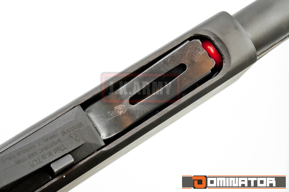 DOMINATOR DM870 Shotgun Airsoft Full Steel ( 4+1 Version ) ( BK )