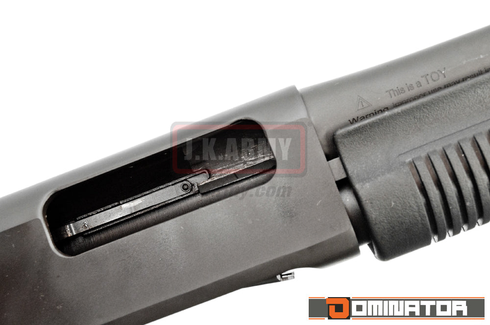 DOMINATOR DM870 Shotgun Airsoft Full Steel ( 4+1 Version ) ( BK )