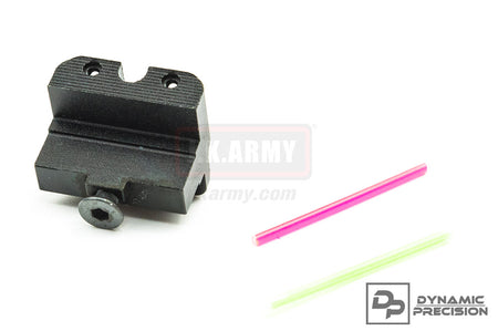 Dynamic Precision Fiber Optic Rear Sight  For TM / WE Model 17