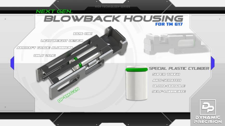 Dynamic Precision Next Gen Blowback Housing For TM G Model 17 ( G17 BBU )