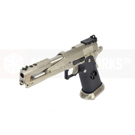 AW Custom™ 6" HX2201 Hi-Capa 6inch Dragon Airsoft GBB Pistol with Mount ( Silver )