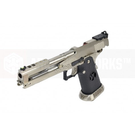 AW Custom™ 6" HX2201 Hi-Capa 6inch Dragon Airsoft GBB Pistol with Mount ( Silver )