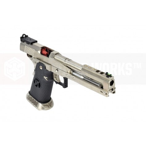 AW Custom™ 6" HX2201 Hi-Capa 6inch Dragon Airsoft GBB Pistol with Mount ( Silver )