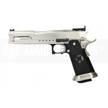 AW Custom™ 6" HX2201 Hi-Capa 6inch Dragon Airsoft GBB Pistol ( Silver )