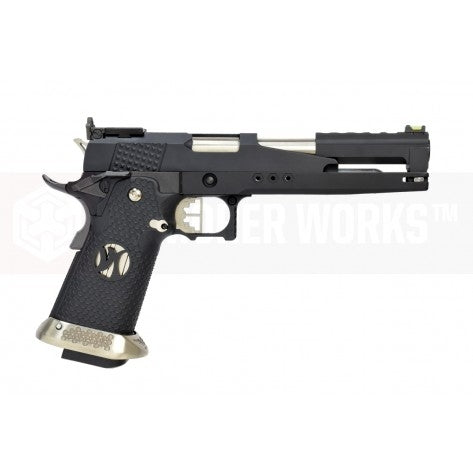 AW Custom™ 6" HX2202 Hi-Capa GBB Airsoft Pistol ( Black )