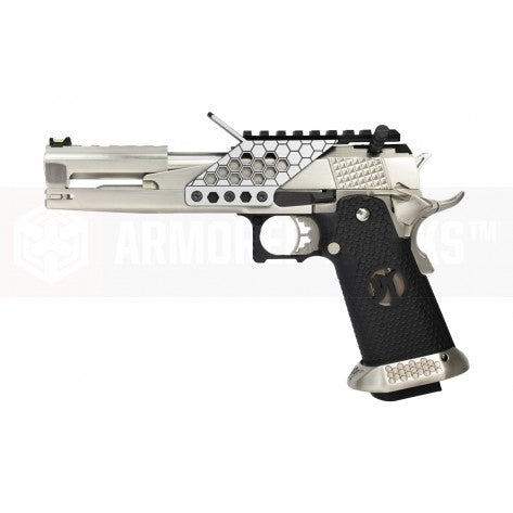 AW Custom™ 6" HX2201 Hi-Capa 6inch Dragon Airsoft GBB Pistol with Mount ( Silver )