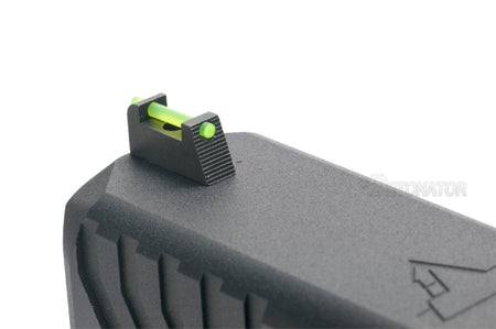 Detonator TT Style Ultimate Fiber Optic Sight Set for Marui TM G Model GBB Series ( Black )