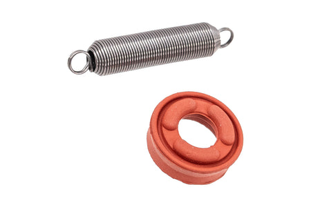 DYTAC Enhanced FKM 19.1mm Piston Head With Nozzle Spring Set For Marui TM MWS GBBR Series