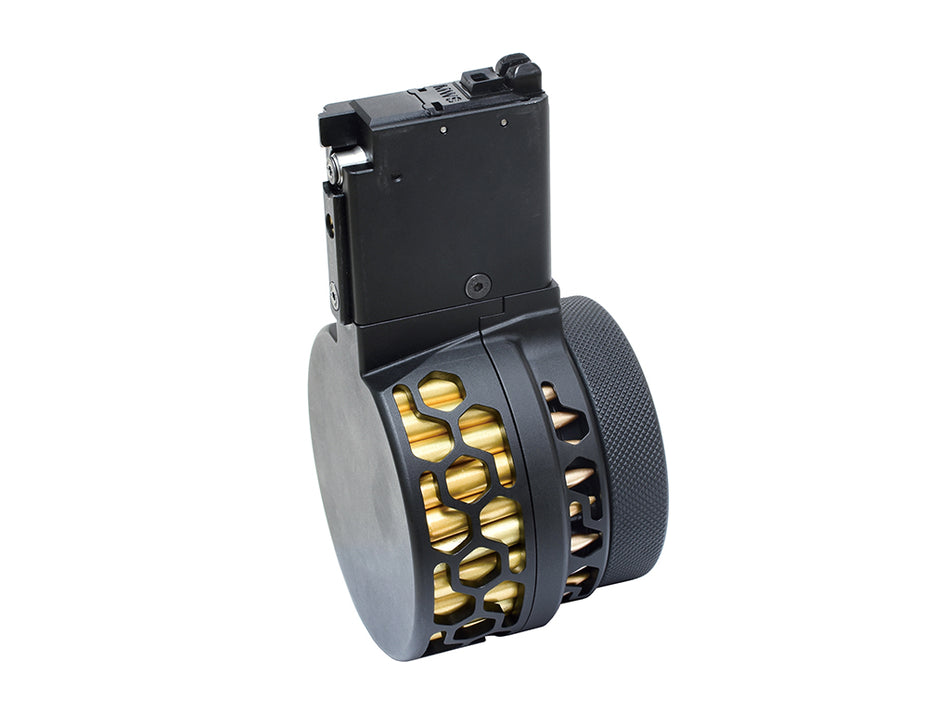 DYTAC X Mag Type 100 Rounds GBB Gas Drum Magazine For VFC M4 GBB