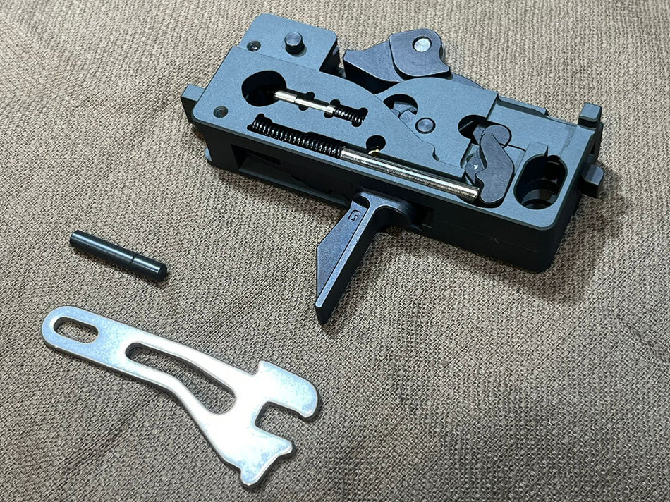 DYTAC Drop in Trigger Box Set Assemble Flat Trigger for Tokyo Marui TM M4 MWS GBB ( Ambi Bolt Release Function Compatible )