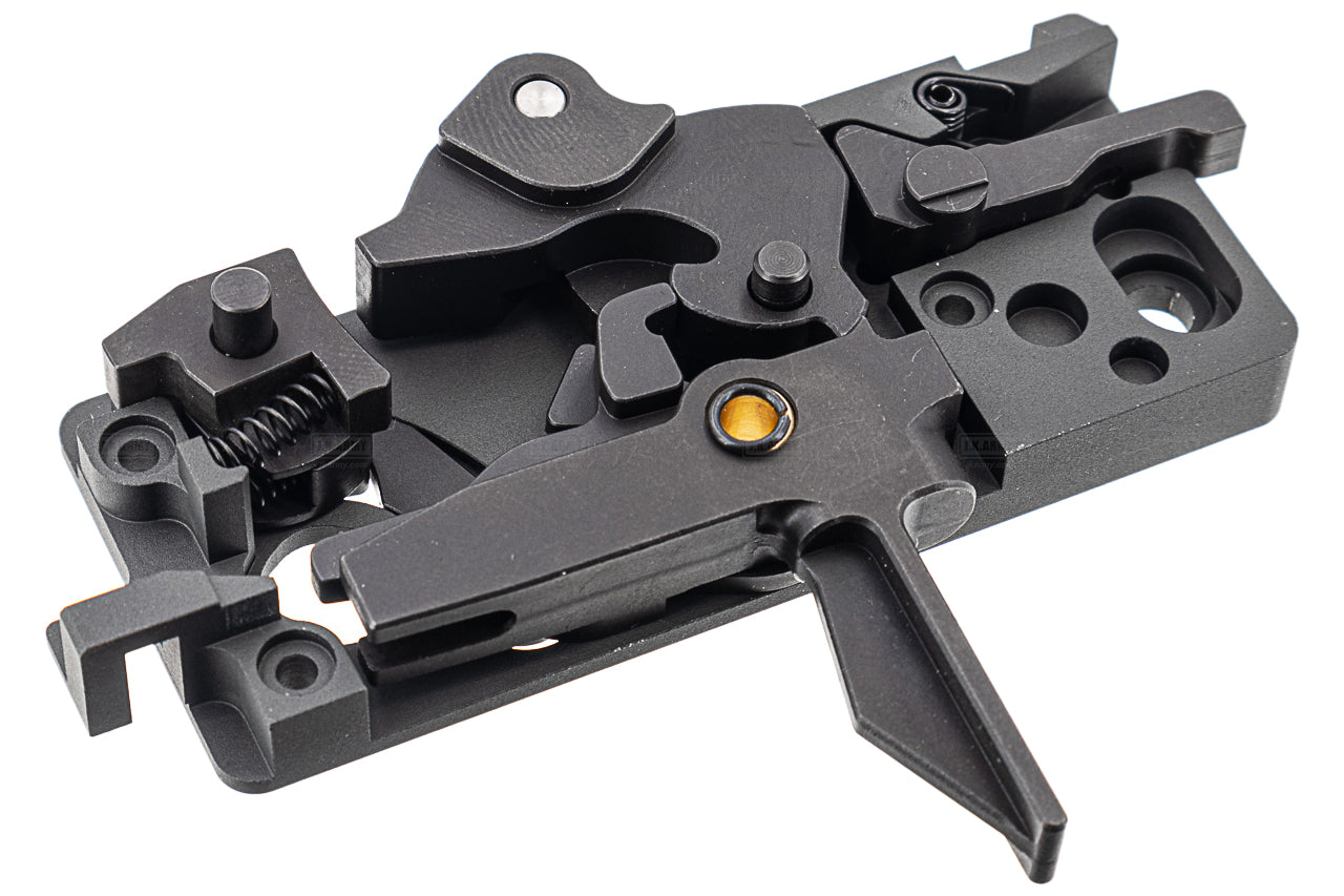 DYTAC Drop in Trigger Box Set Assemble Flat Trigger for Tokyo Marui TM M4 MWS GBB ( Ambi Bolt Release Function Compatible )