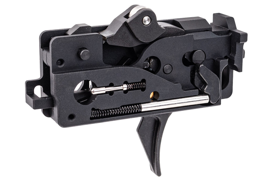 DYTAC Drop in Trigger Box Set Assemble Curved Trigger for Tokyo Marui TM M4 MWS GBB ( Ambi Bolt Release Function Compatible )