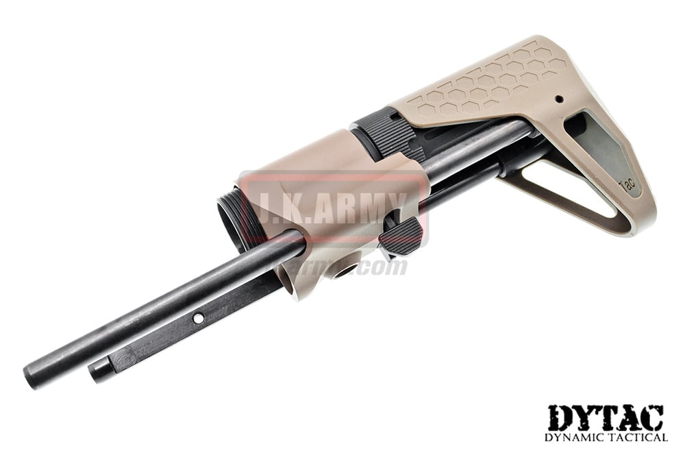 DYTAC EVO PDW Stock for Tokyo Marui MWS M4 GBB ( Cerakote Magpul FDE )