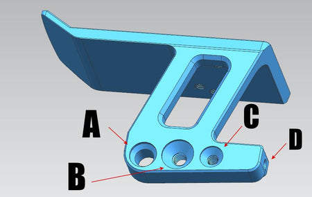 JLP Amphibious Mini Red Dot Sight Mount for Marui TM Hi-Capa-Gold