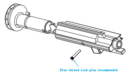 Bow Master 7 Series Aluminum CNC Loading Nozzle with Ultra Stabilize Valve Set For UMAREX / VFC MP5 GBB V2 ( Version 2 ) ( 22-23 Black Edition )