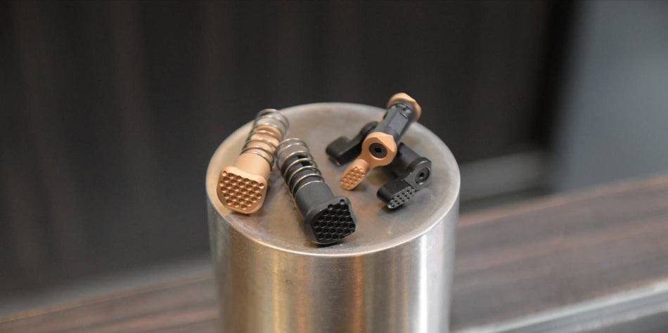 Revanchist ER Style Ambidextrous Selector for TM Marui MWS M4 GBB Rifle Airsoft ( Tan ) ( 45" / 60" / 90" Degree )