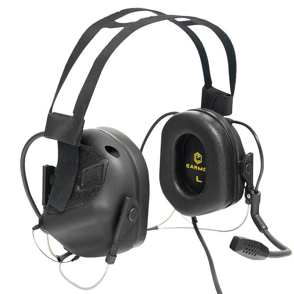 Earmor MilPro M32N Mark3 Tactical Headset ( Mil Spec Communication Hearing Protector ) ( OPSMEN )-Coyote Brown