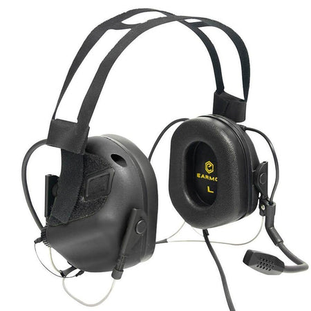 Earmor MilPro M32N Mark3 Tactical Headset ( Mil Spec Communication Hearing Protector ) ( OPSMEN )-Coyote Brown
