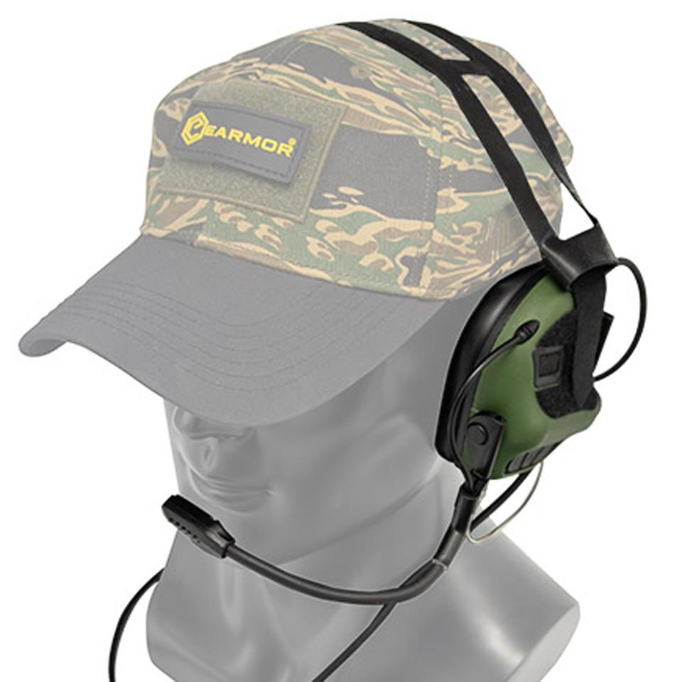 Earmor MilPro M32N Mark3 Tactical Headset ( Mil Spec Communication Hearing Protector ) ( OPSMEN )-Coyote Brown