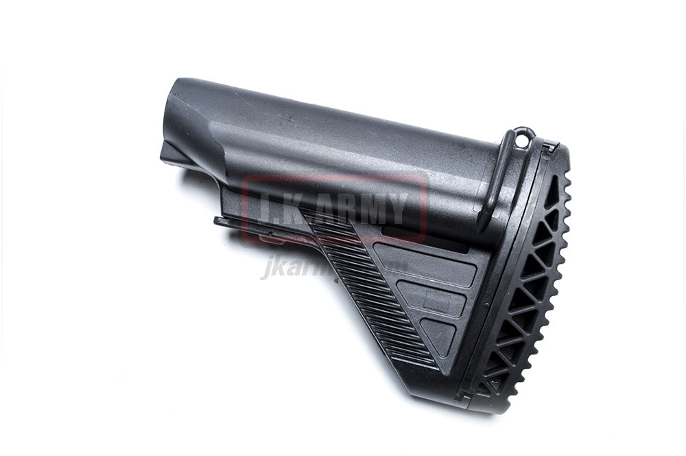 E&C 416 Style Crane Stock for M4 AEG Airsoft Rifle ( BK )