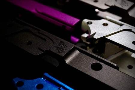 EDGE LimCat Style Aluminum Frame for Marui TM Hi-Capa GBBP Series-Orange