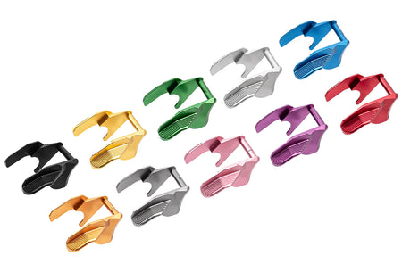 EDGE ALBATROSS Aluminum Ambi Thumb Safeties for Marui TM Hi-Capa GBBP Series-Orange