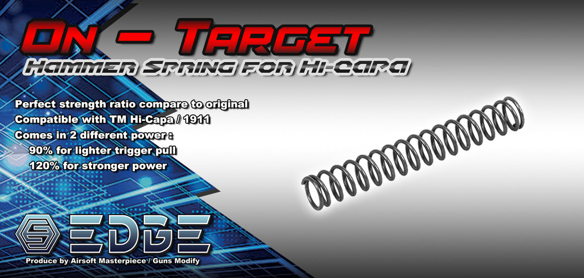 EDGE ON-TARGET Hammer Spring for Marui TM Hi-Capa /1911 GBBP Series-120%