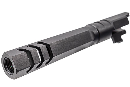 EDGE HEXA Stainless Steel Outer Barrel for Marui TM Hi-Capa 5.1 / 1911 GBBP Series-Silver