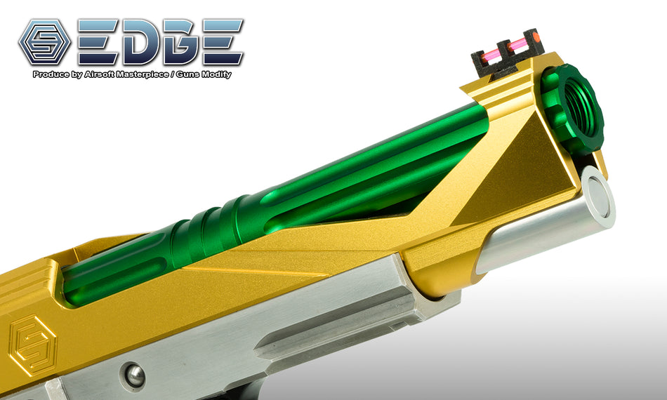 EDGE WARP Aluminum Outer Barrel for Marui TM Hi-Capa 5.1 / 1911 GBBP Series-Silver