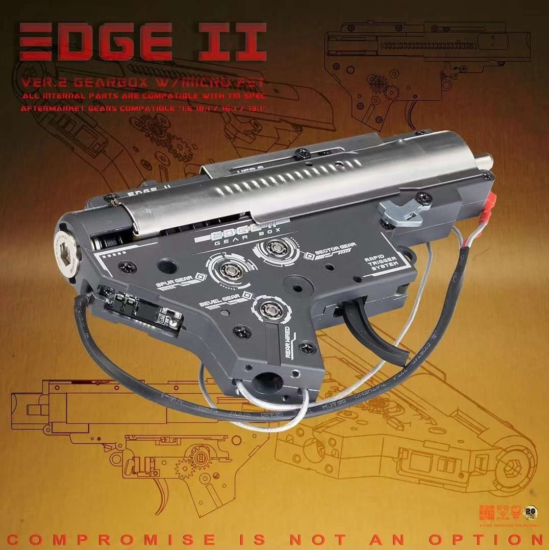 APS Edge II Version 2 Gearbox AEG with FET for M4 AEG Airsoft Electric Guns