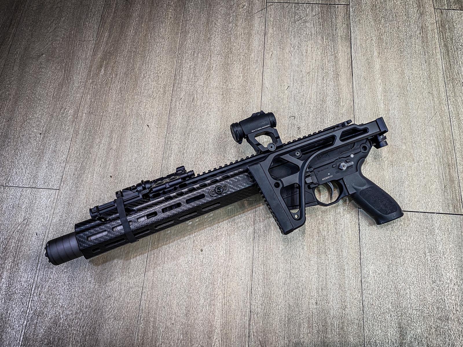 Artisan Folding Style Stock for MCX / M1913 20mm Rail ( Black )