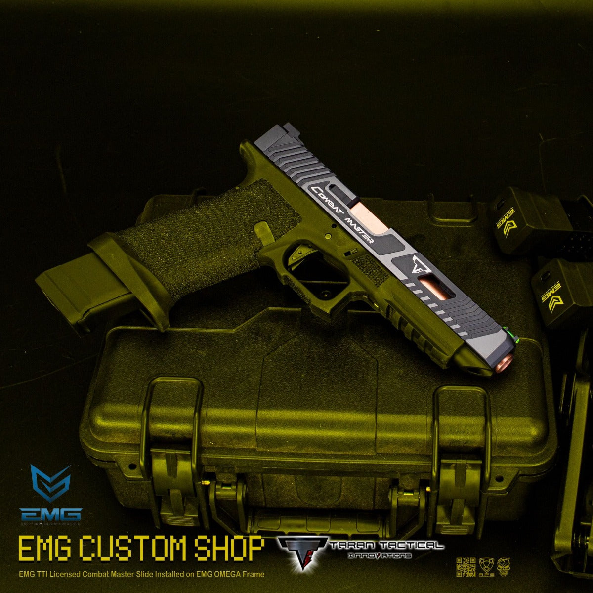 EMG Omega Frame with Stippling For TM / WE / ACP G Model G17 Series ( by APS )