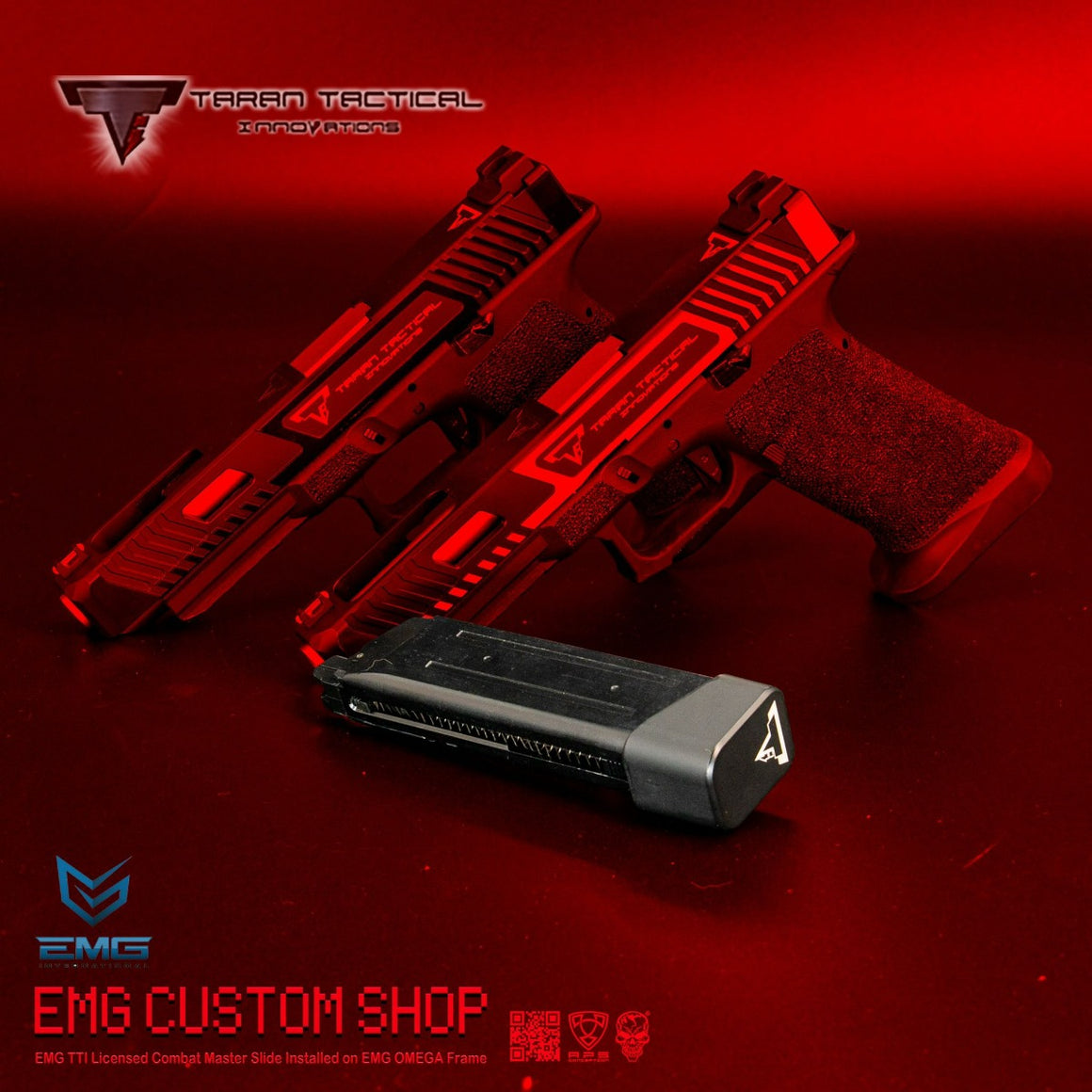 EMG TTI 23 Rds Co2 Magazine for TM / ACP G Model GBB Pistol Compatible ( Licensed by Taran Tactical Innovations )