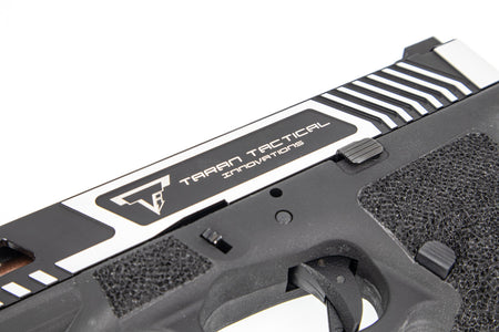 EMG TTI Licensed Combat Master G34 Project GBB Pistol 2 Tone Silver ( WE G17 Base ) ( JKTG Custom Made )